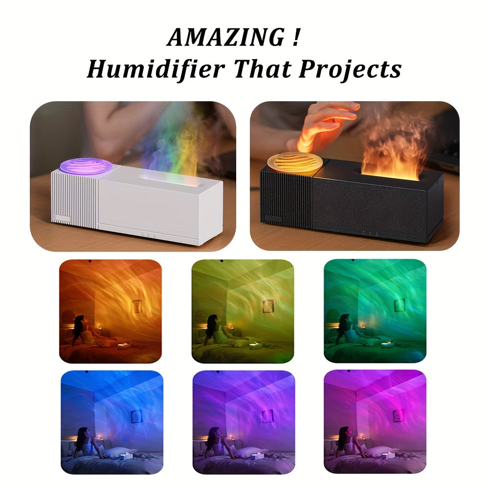 Projection Flame Air Diffuser Humidifier