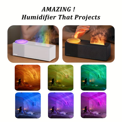 Projection Flame Air Diffuser Humidifier