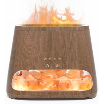 Himalayan Salt Lamp Diffuser & Cool Mist Humidifier with Soundwave technology