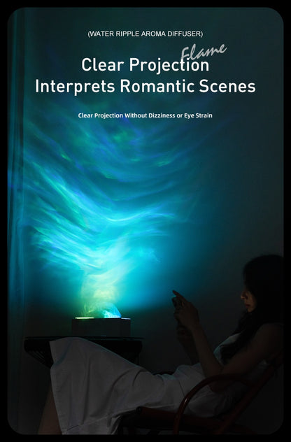 Projection Flame Air Diffuser Humidifier