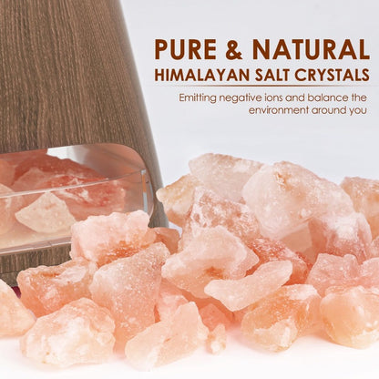 Himalayan Salt Lamp Diffuser & Cool Mist Humidifier with Soundwave technology