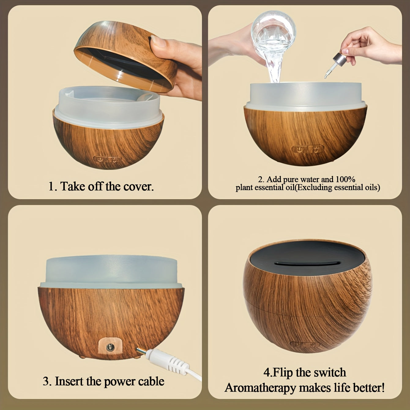 USB Aroma Diffuser and Humidifier