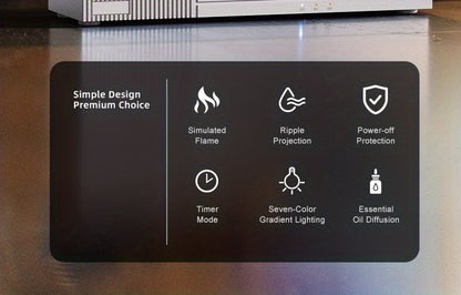 Projection Flame Air Diffuser Humidifier