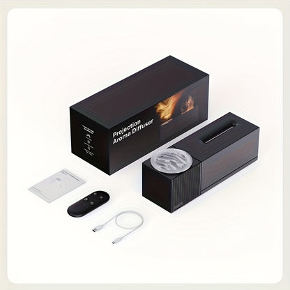 Projection Flame Air Diffuser Humidifier
