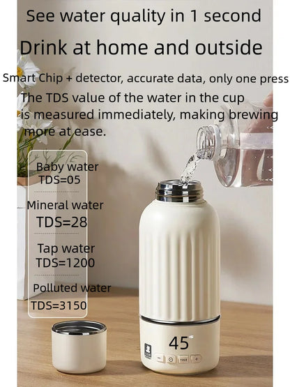 Baby Water Cup 500ml Rechargeable Heating Insulation Boiling Milk&Water