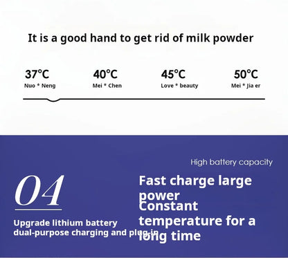 Baby Water Cup 500ml Rechargeable Heating Insulation Boiling Milk&Water