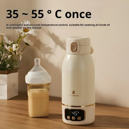 Baby Water Cup 500ml Rechargeable Heating Insulation Boiling Milk&Water