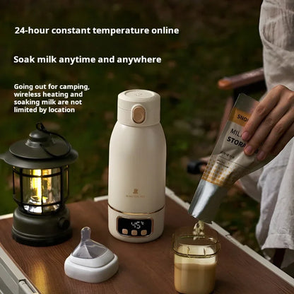 Baby Water Cup 500ml Rechargeable Heating Insulation Boiling Milk&Water