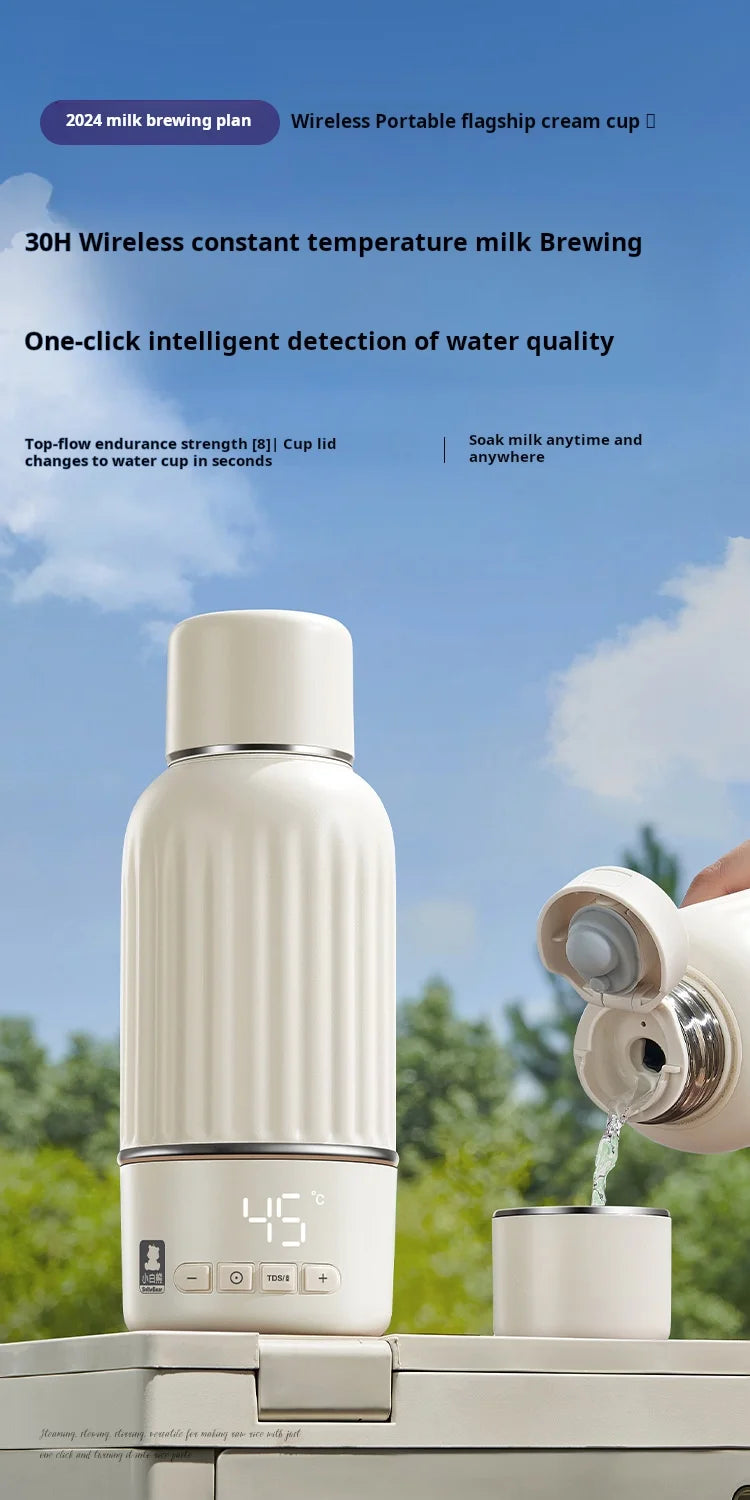 Baby Water Cup 500ml Rechargeable Heating Insulation Boiling Milk&Water