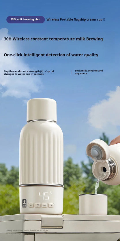 Baby Water Cup 500ml Rechargeable Heating Insulation Boiling Milk&Water