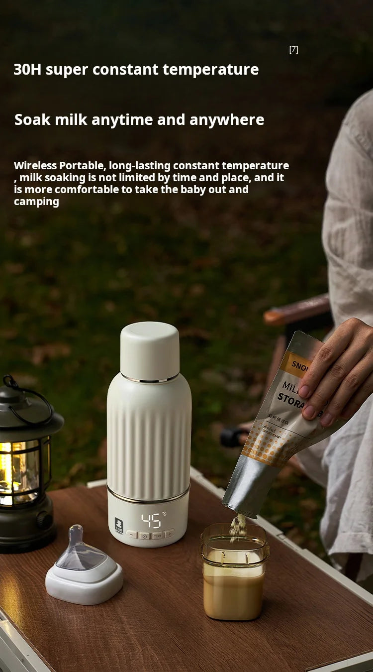 Baby Water Cup 500ml Rechargeable Heating Insulation Boiling Milk&Water