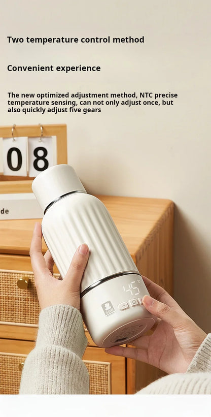 Baby Water Cup 500ml Rechargeable Heating Insulation Boiling Milk&Water
