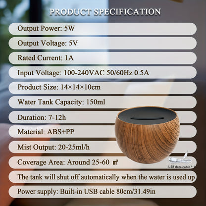 USB Aroma Diffuser and Humidifier