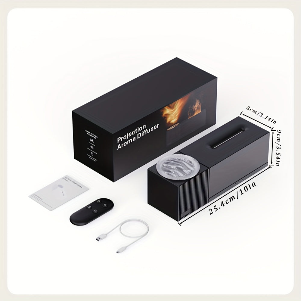Projection Flame Air Diffuser Humidifier