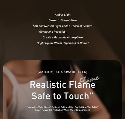 Projection Flame Air Diffuser Humidifier